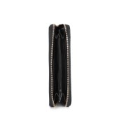 Portofel dama din piele naturala safiano DiAmanti Verdi Negru